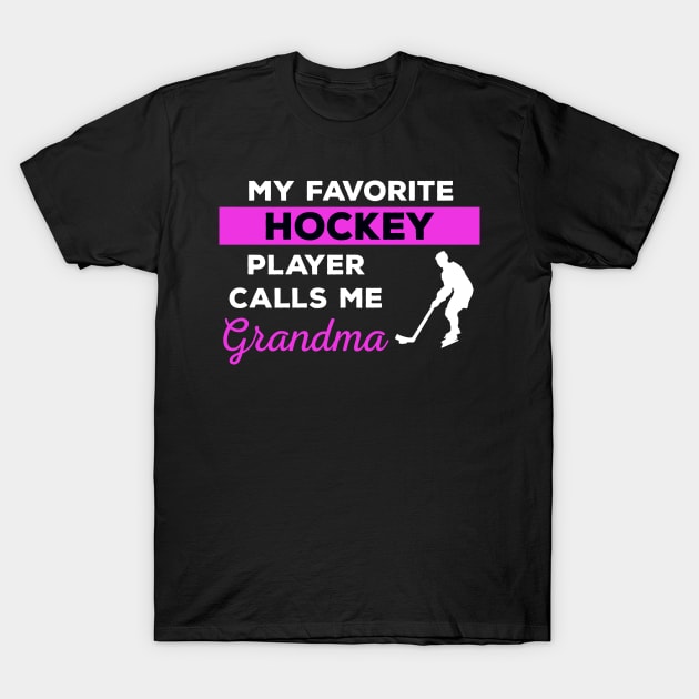 Hockey Grandma T-Shirt by mikevdv2001